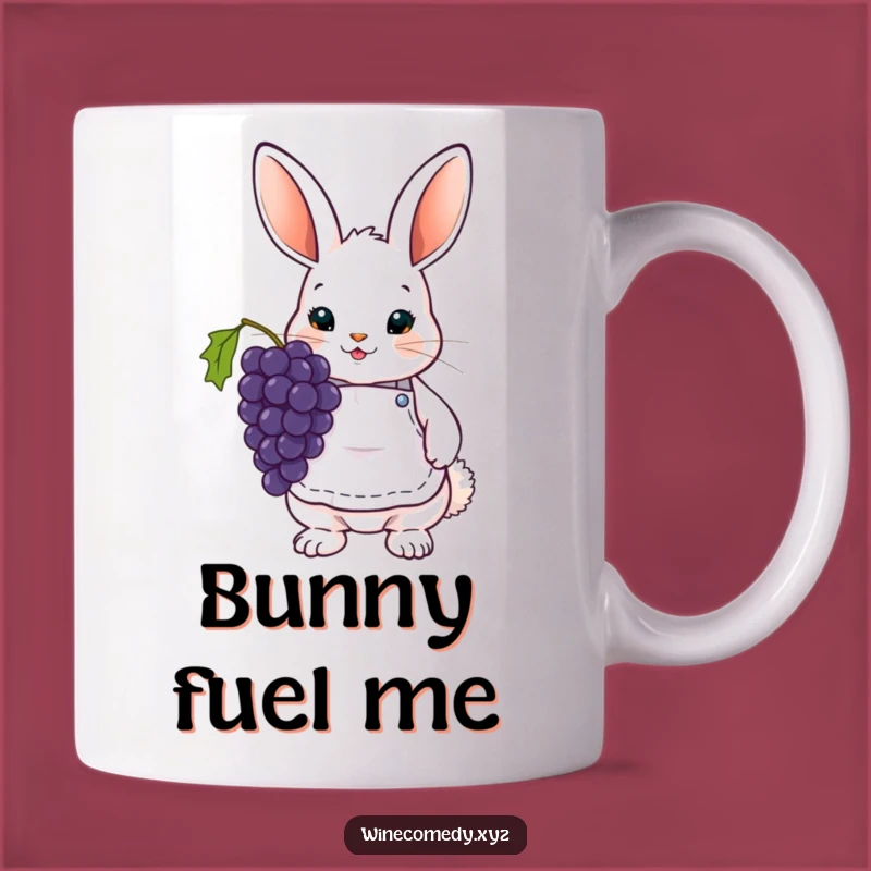 Funny Bunny Sommelier Mug - Cute Wine Lover Gift Idea